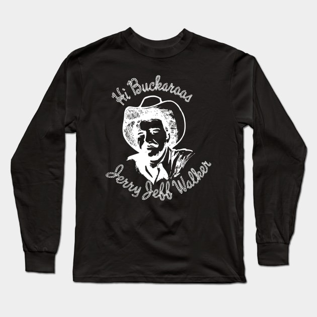 jerry jeff walker Long Sleeve T-Shirt by Rundown